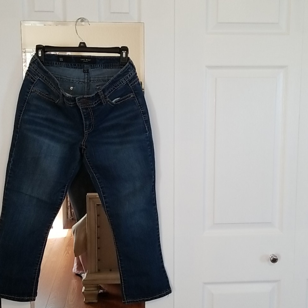 Ladies nine west crop Jean's sz.8/29